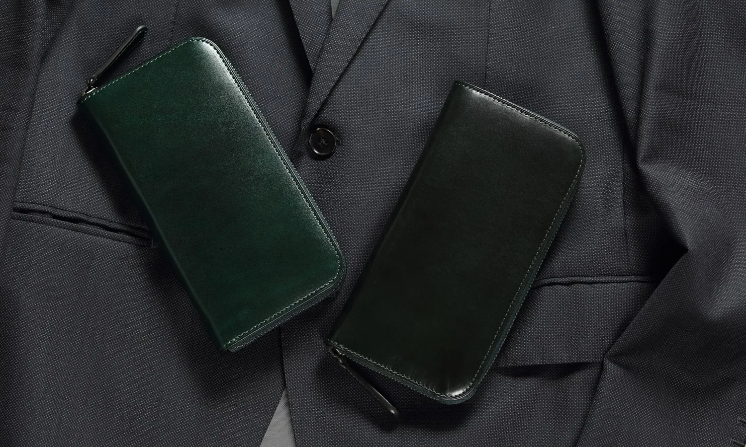 Alt81ラウンドファスナー長財布グリーンのイメージ02