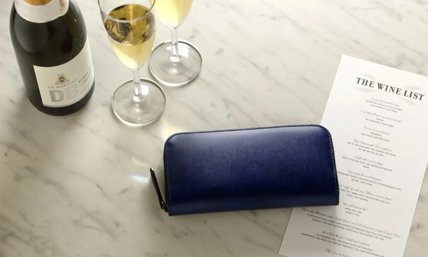 Alt81ラウンドファスナー長財布ネイビーのイメージ04